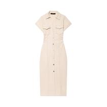 Vestido Midi Jeans Feminino De Verão, Bodycon, Com Pregas, Casual, Estilo Streetwear, Vestido Longo