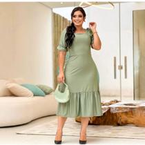 Vestido Midi Juliana Moda Evangélica Feminina
