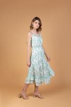 Vestido Midi Lesie Verde