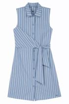 Vestido Midi Listrado Marialicia - Elegância e Conforto