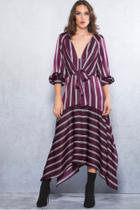 Vestido Midi Listras