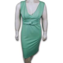 Vestido Midi Malha Crepe Forrado com Bojo na Frente Plus Size Vestido Midi Malha Crepe Forrado com Bojo na Frente Plus Size