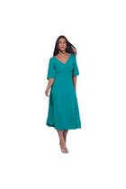 Vestido Midi Matuta Essencial Verde Vestido Midi Matuta Essencial Verde