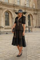 Vestido Midi Paris em Chiffon Texturizado