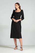Vestido Midi Passion - Preto Vestido Midi Passion - Preto