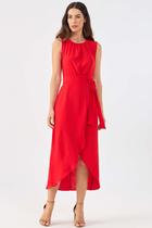 Vestido Midi PKS Pareô Vermelho