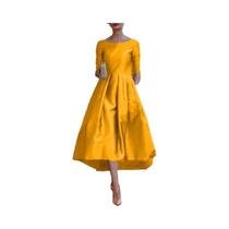 Vestido Midi Plissado Elegante Para Mulheres, Cor Sólida, Para Festas De Primavera E Eventos Vestido Midi Plissado Elegante Para Mulheres, Cor Sólida, Para Festas De Primavera E Eventos