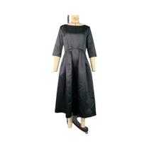 Vestido Midi Plissado Elegante Para Mulheres, Cor Sólida, Para Festas De Primavera E Eventos Vestido Midi Plissado Elegante Para Mulheres, Cor Sólida, Para Festas De Primavera E Eventos