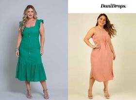 Vestido MIDI plus size