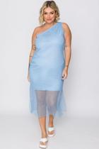 Vestido Midi Plus Size Malia Cess