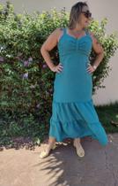 Vestido midi plus size