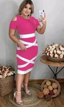 Vestido Midi Plus Size X Moda Feminina Evangélica