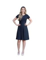 Vestido midi preto suplex moda evangelica tamanho GG Vestido midi preto suplex moda evangelica tamanho GG