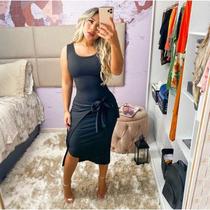 Vestido Midi Regata de Amarrar