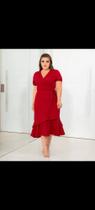 Vestido Midi Romântico Vestido Midi Romântico