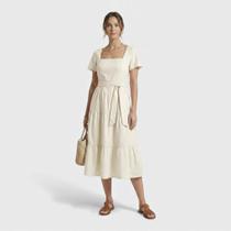 Vestido Midi Romântico Três Marias Chic Top Vestido Midi Romântico Três Marias Chic Top