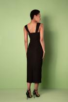 Vestido Midi Sabrina - Preto Vestido Midi Sabrina - Preto
