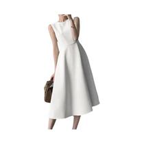 Vestido Midi Sem Mangas Feminino ZANZEA Verão 2024 Elegante Vestido De Festa Coreano Casual Com Vestido Midi Sem Mangas Feminino ZANZEA Verão 2024 Elegante Vestido De Festa Coreano Casual Com