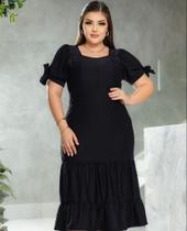 Vestido MIDI Três Marias Moda Evangélica Feminina