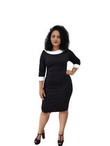 Vestido Midi Tubinho Luxo Moda Evangélica Cristã