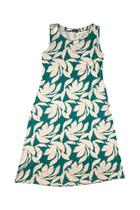 Vestido Midi Vida Sem Manga Evasê com Bolsos - Cor do Céu Vestido Midi Vida Sem Manga Evasê com Bolsos - Cor do Céu