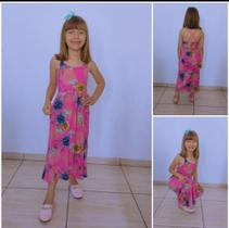 Vestido mídi Visco Laycra Vestido mídi Visco Laycra