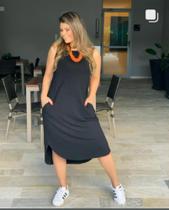 vestido midi viscolycra
