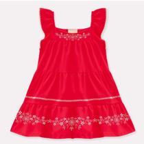 Vestido milon bordado cotton