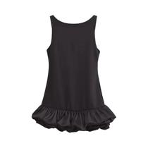 Vestido Mini Branco Sem Mangas Com Babados E Costas Descobertas Para Mulheres, Vestido Sexy Bodycon Vestido Mini Branco Sem Mangas Com Babados E Costas Descobertas Para Mulheres, Vestido Sexy Bodycon