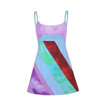 Vestido Mini Colorido Sexy Com Recortes E Costas Descobertas Para Mulheres, Fantasia De Festa De Vestido Mini Colorido Sexy Com Recortes E Costas Descobertas Para Mulheres, Fantasia De Festa De