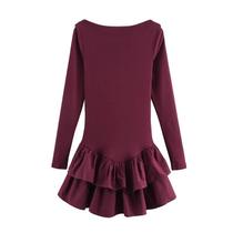 Vestido Mini Feminino Y2K De Manga Longa Elegante Casual Para Festa Moda Primavera 2025 Vestido Vestido Mini Feminino Y2K De Manga Longa Elegante Casual Para Festa Moda Primavera 2025 Vestido