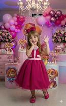 Vestido Mini Miss Temático Patrulha Canina - Sky para Crianças