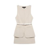 Vestido Mini Sem Mangas Slim Fit Para Mulheres Primavera Verão KONDALA Streetwear O Neck Elegante Vestido Mini Sem Mangas Slim Fit Para Mulheres Primavera Verão KONDALA Streetwear O Neck Elegante