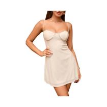 Vestido Mini Sexy Feminino Com Decote Baixo Em Tule E Lantejoulas, Elegante Para Festas De Verão