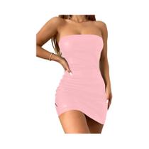 Vestido Mini Tubo De material sintético Para Mulheres, Bodycon Sexy, Moda De Rua, Roupa Para Festa E
