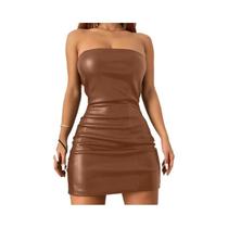 Vestido Mini Tubo De material sintético Para Mulheres, Bodycon Sexy, Moda De Rua, Traje Para Festa E