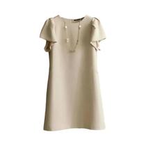 Vestido Mini Vintage Feminino Com Mangas Em Camadas ZANZEA Casual De Verão Para Escritório O-neck