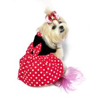Vestido minie roupa pet roupa de cachorro e gato fantasia