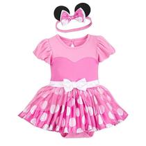 Vestido Minnie Baby com Faixa Fantasia Infatil
