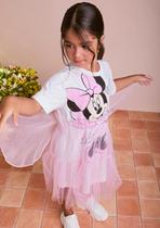 Vestido Minnie Bailarina Asinha de Tule Animê