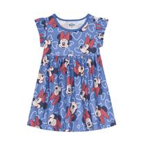 Vestido Minnie Mouse infantil menina Brandili