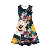 Vestido Minnie Mouse para Meninas - Verão, Casual e Festa