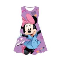 Vestido Minnie Mouse para Meninas - Verão, Casual e Festa