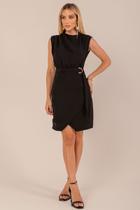 Vestido Miss Misses C/Detalhe Metal Preto