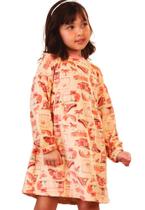 Vestido ML Infantil Laranja Bugbee