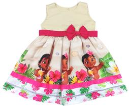 Vestido Moana Baby Festa Infantil