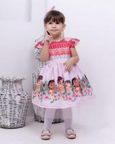 Vestido Moana Tule Lili + faixinha de cabelo Vestido Moana Tule Lili + faixinha de cabelo
