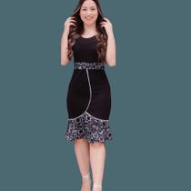 Vestido Moda Evangelica Boneca Plus Size Eventos Colete Casamento Todos os Tamanho Festividade Congressos