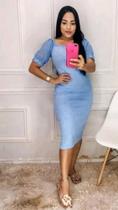 Vestido Modal Evangelica Manga Bufante Princesa Vestido Modal Evangelica Manga Bufante Princesa