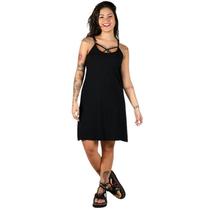 Vestido Moderno Decote X Liso